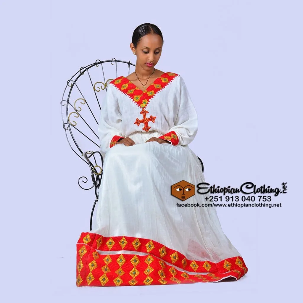 Keficho Traditional Habesha Dress