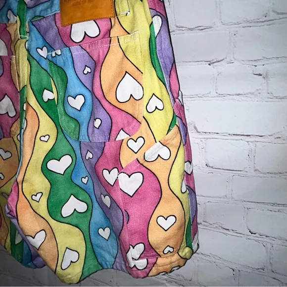 Keith‎ Kelly Rainbow Pride Canvas Shorts size S