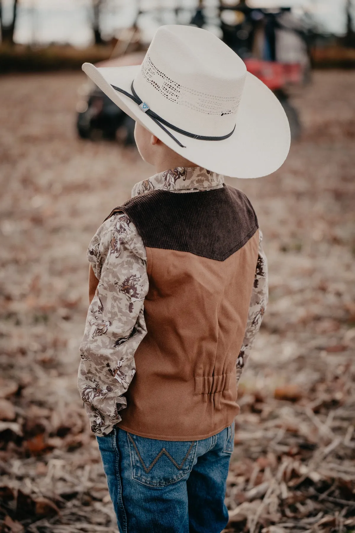 Kids 'Rodeo' Corduroy & Canvas Vest (2 Colours)