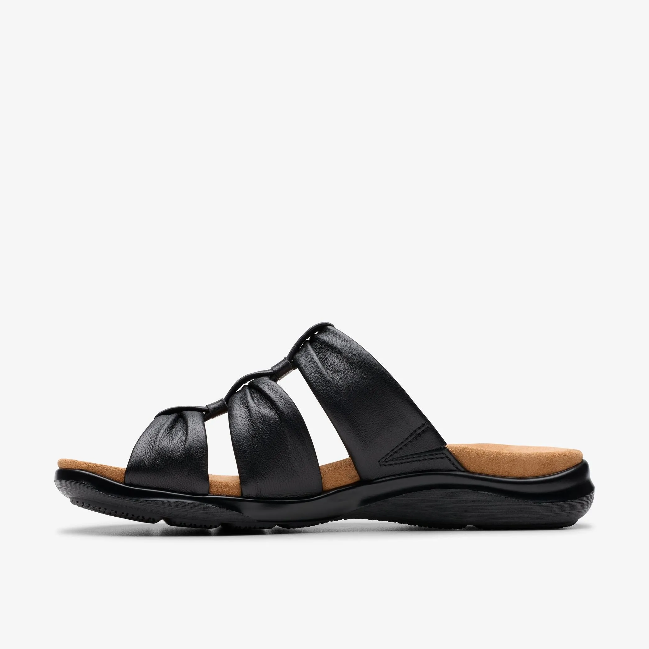 Kitly Slide - Black Leather - 26181442