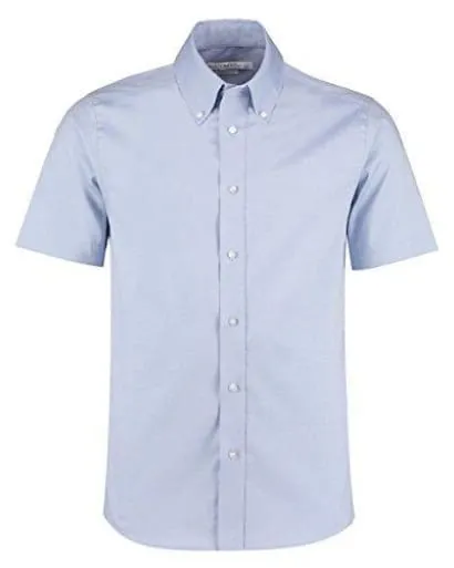 Kustom Kit Tailored Fit Oxford Short Sleeve Shirt-KK187