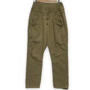 [L] Kapital Cotton Canvas Saurel Nouvelle Pants Beige