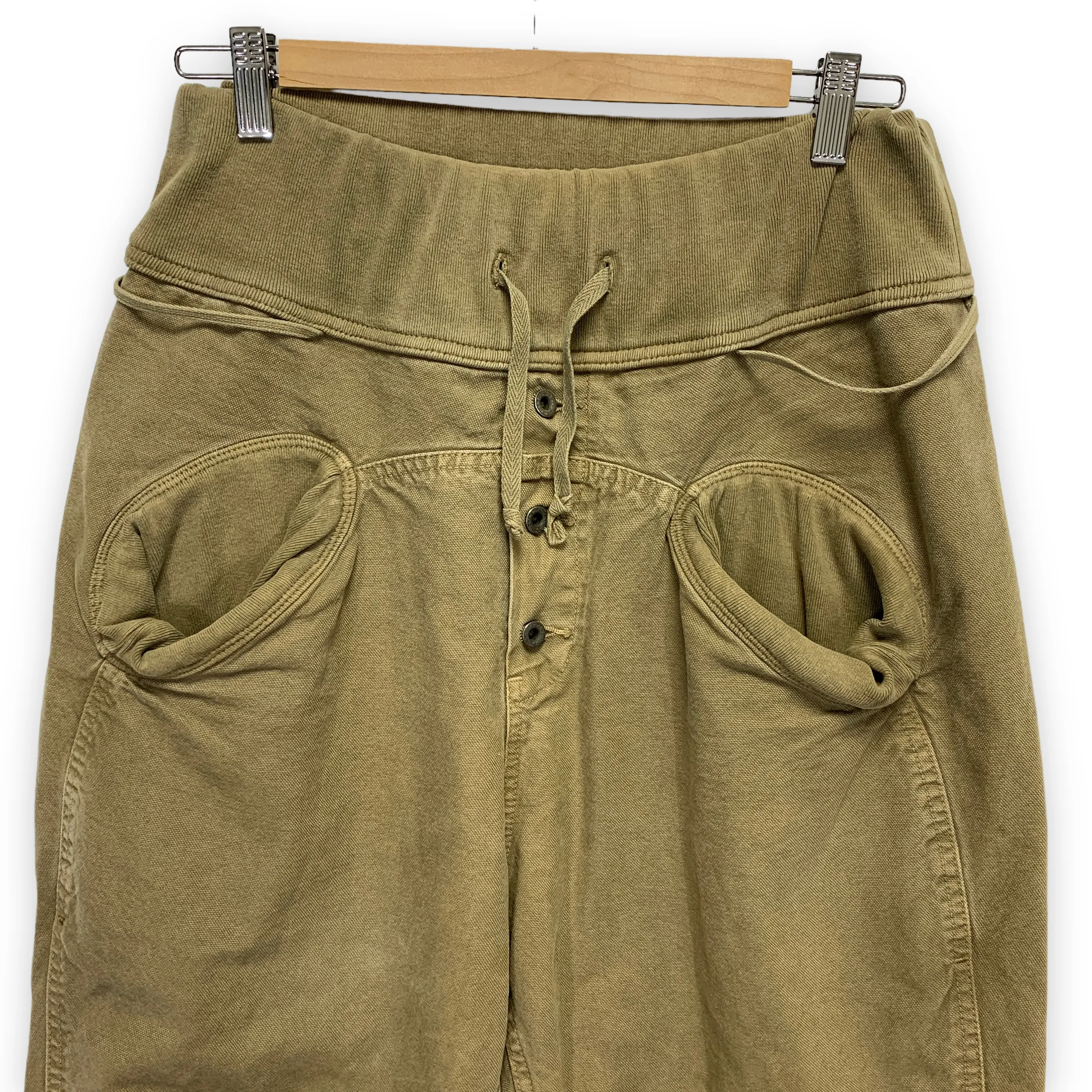 [L] Kapital Cotton Canvas Saurel Nouvelle Pants Beige
