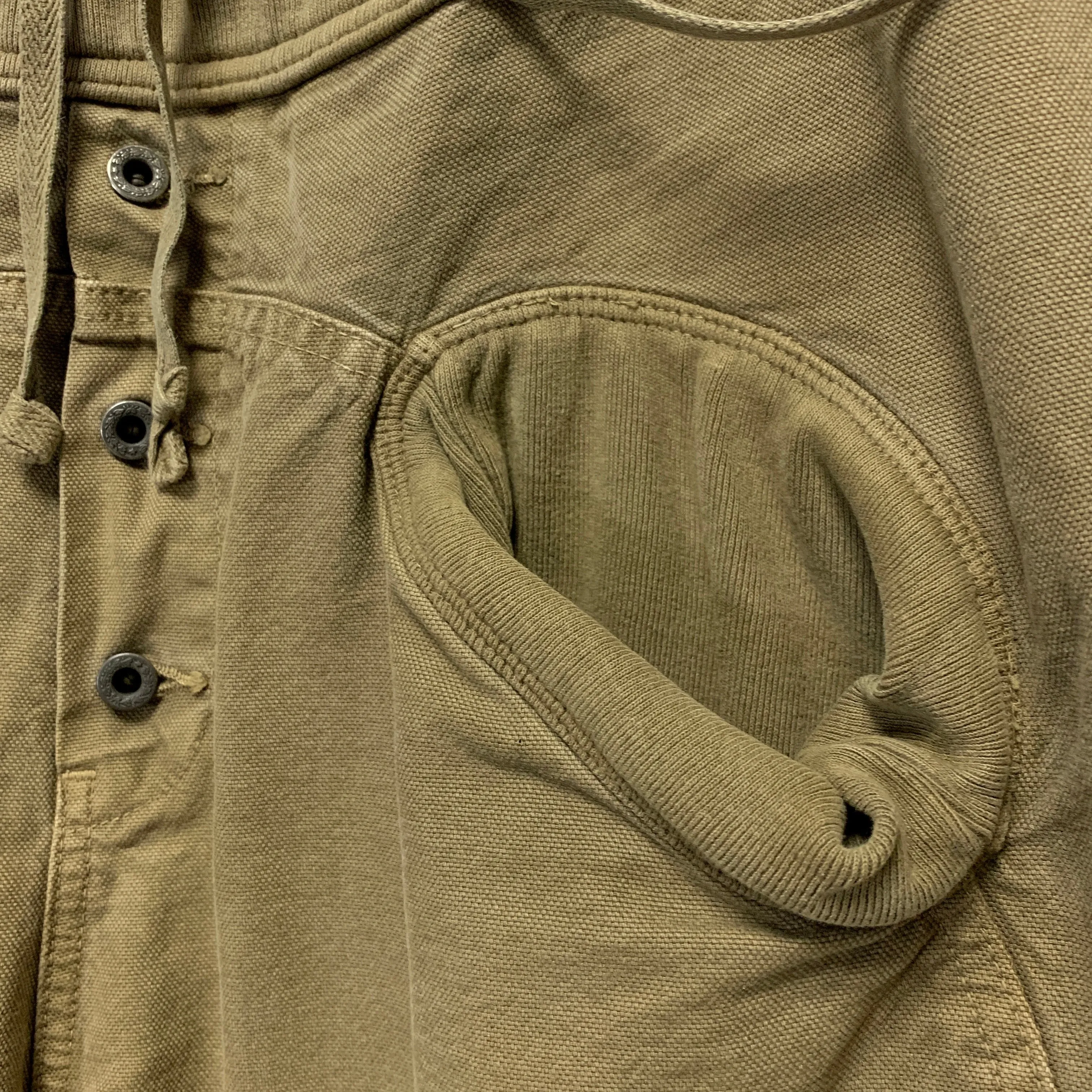 [L] Kapital Cotton Canvas Saurel Nouvelle Pants Beige