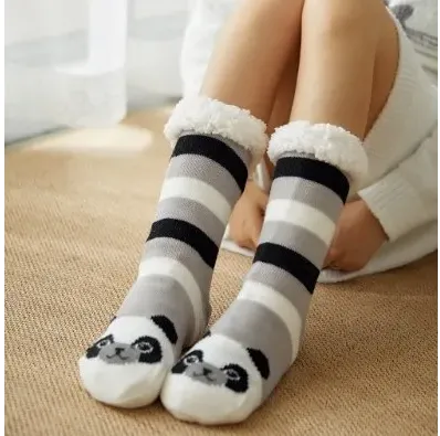 Ladies Plush non-slip Slipper Socks