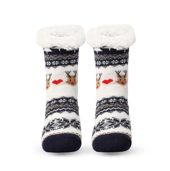 Ladies Plush non-slip Slipper Socks