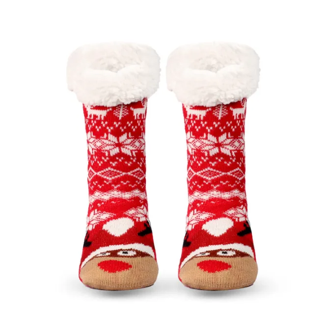 Ladies Plush non-slip Slipper Socks