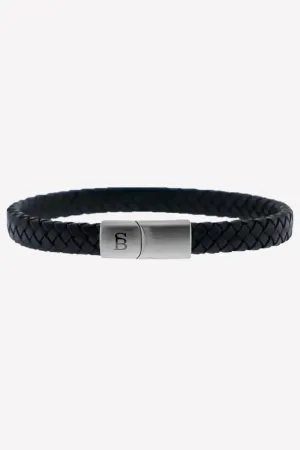 Leather Bracelet Riley - Black