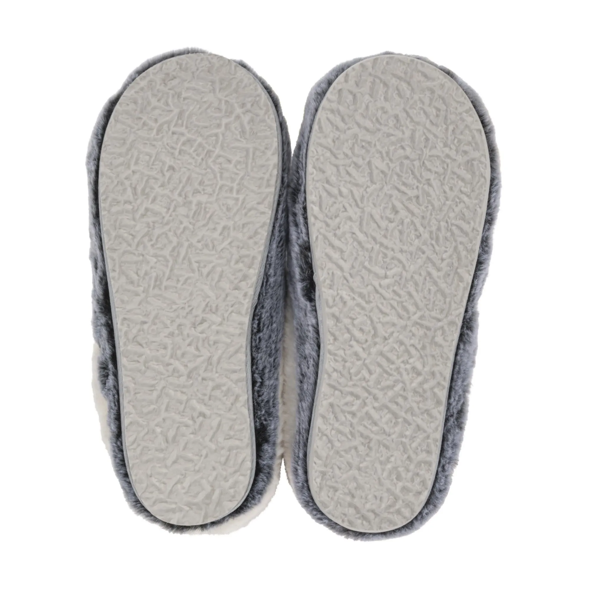 Lemon Tipped Fur Scuff Slipper