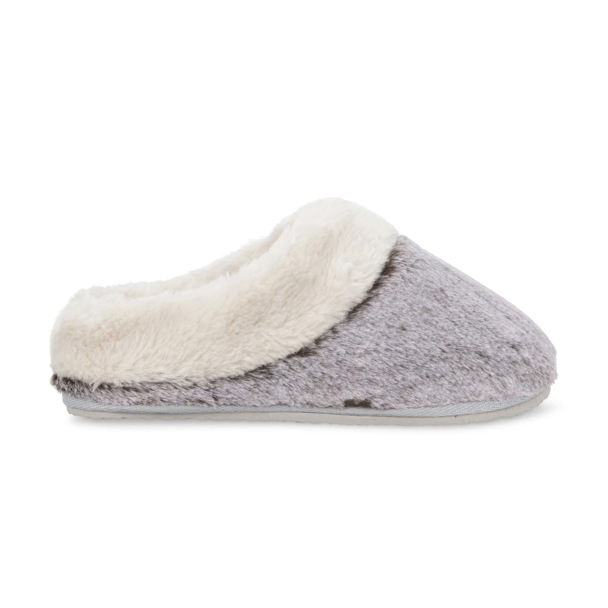 Lemon Tipped Fur Scuff Slipper
