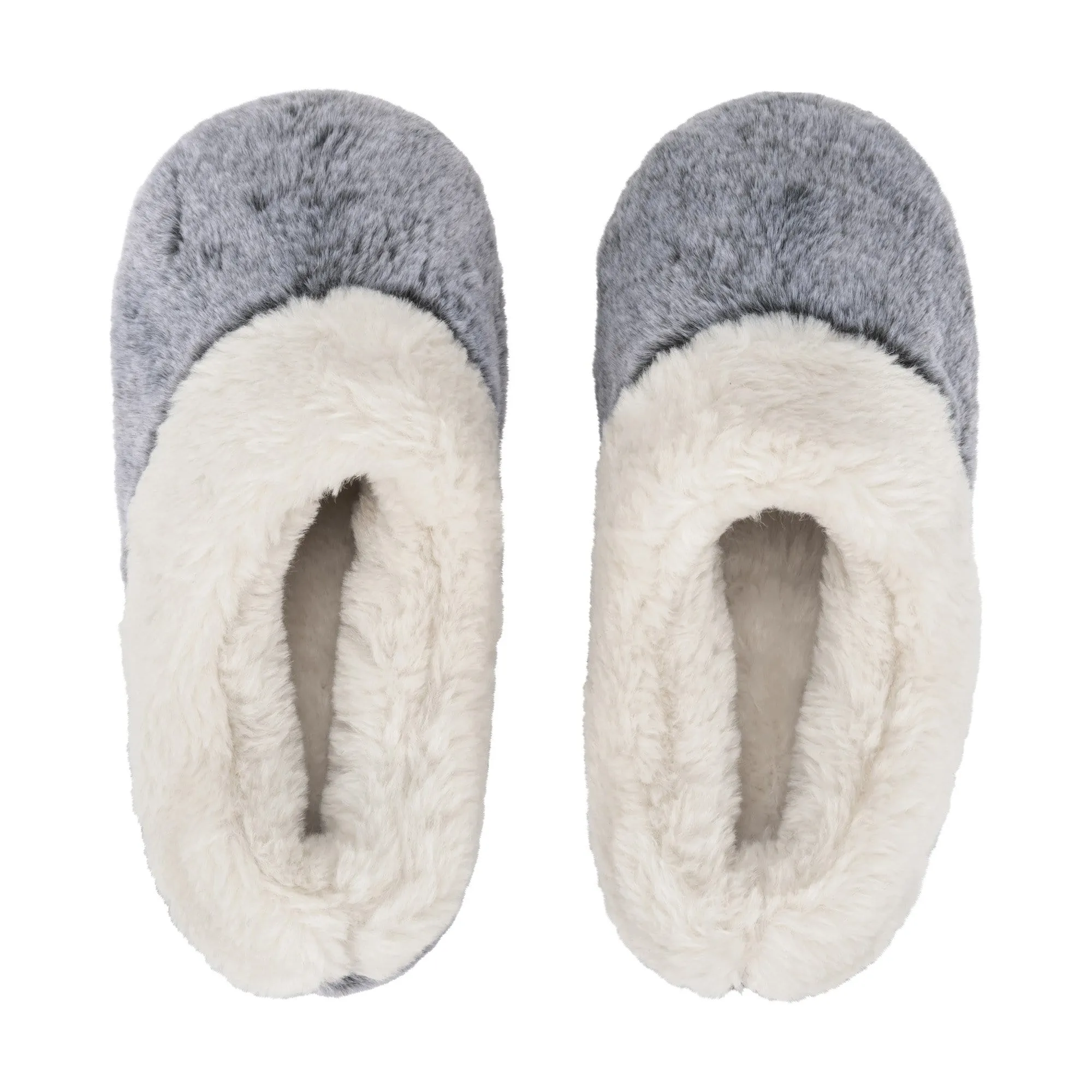 Lemon Tipped Fur Scuff Slipper