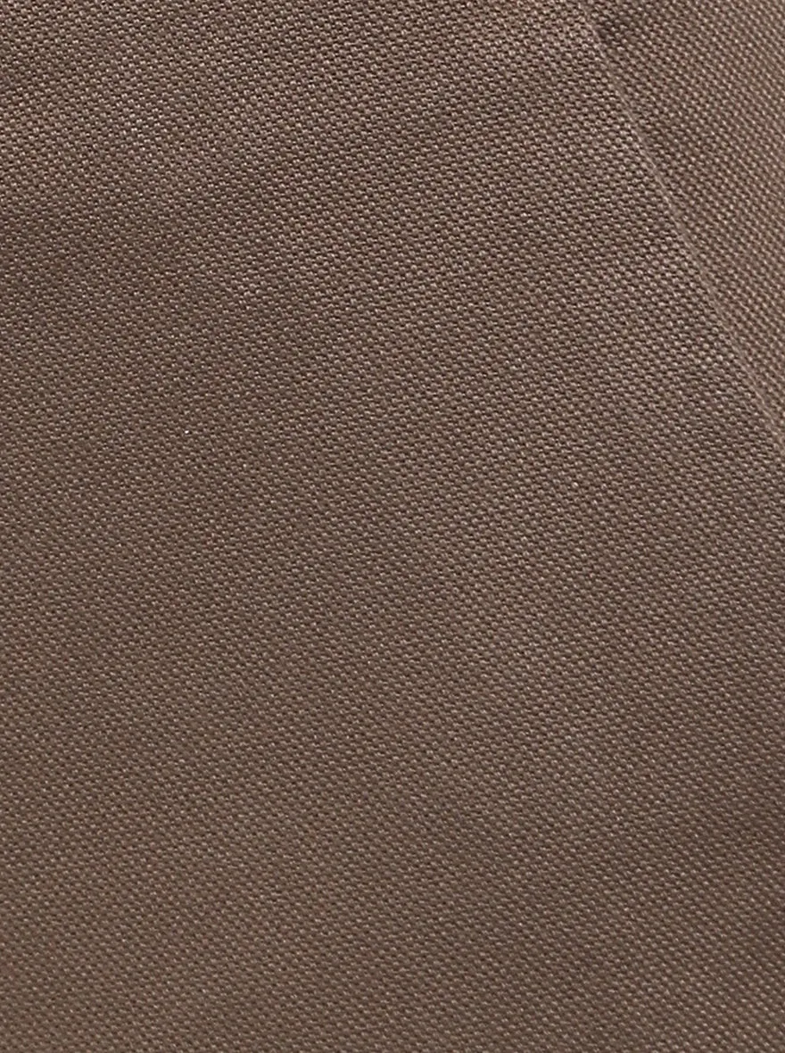 Light Brown Solid Slim Fit Casual Trouser | JadeBlue