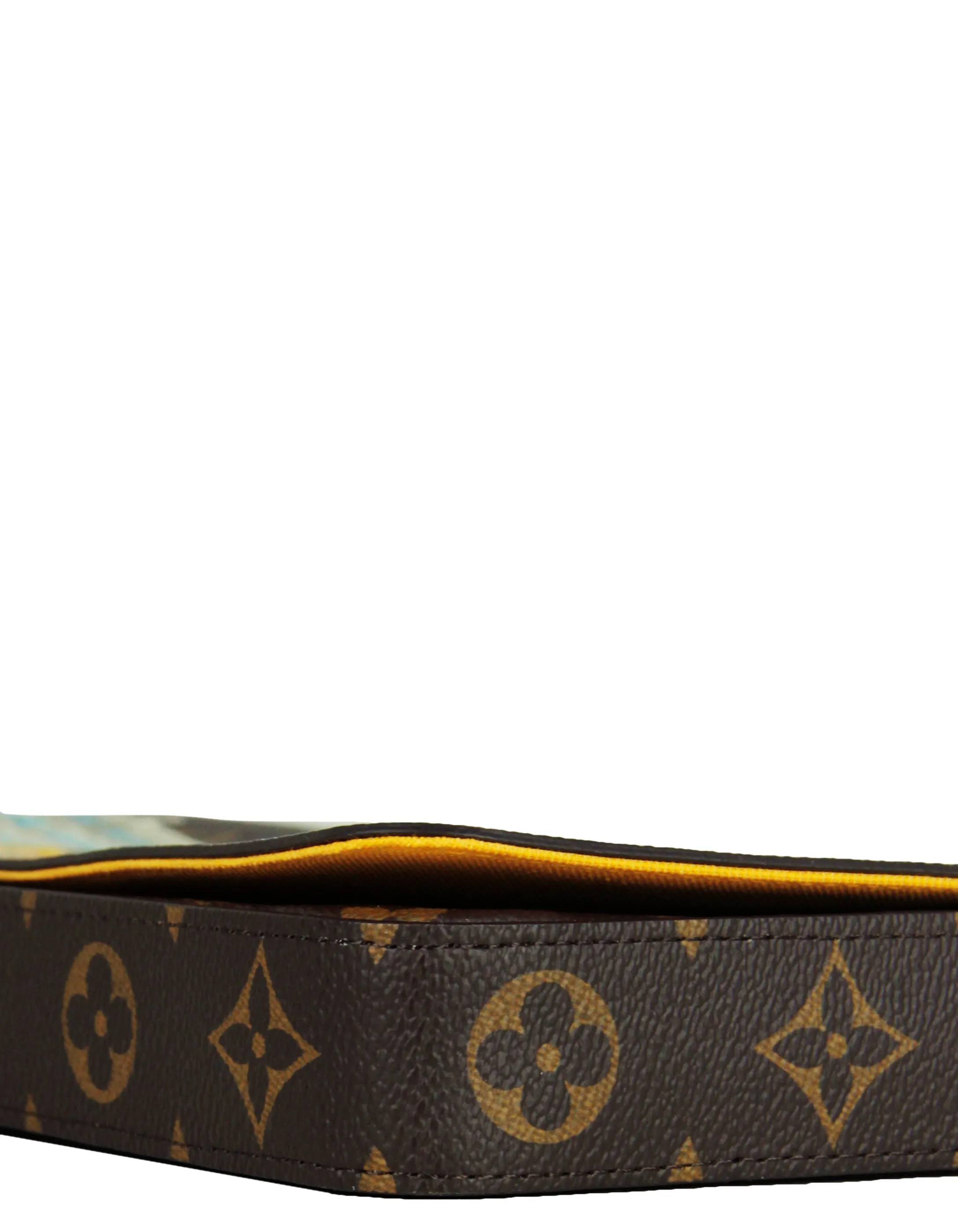 Louis Vuitton '22 Vivienne NYC Holiday Animation Monogram Felicie Pochette Crossbody Bag