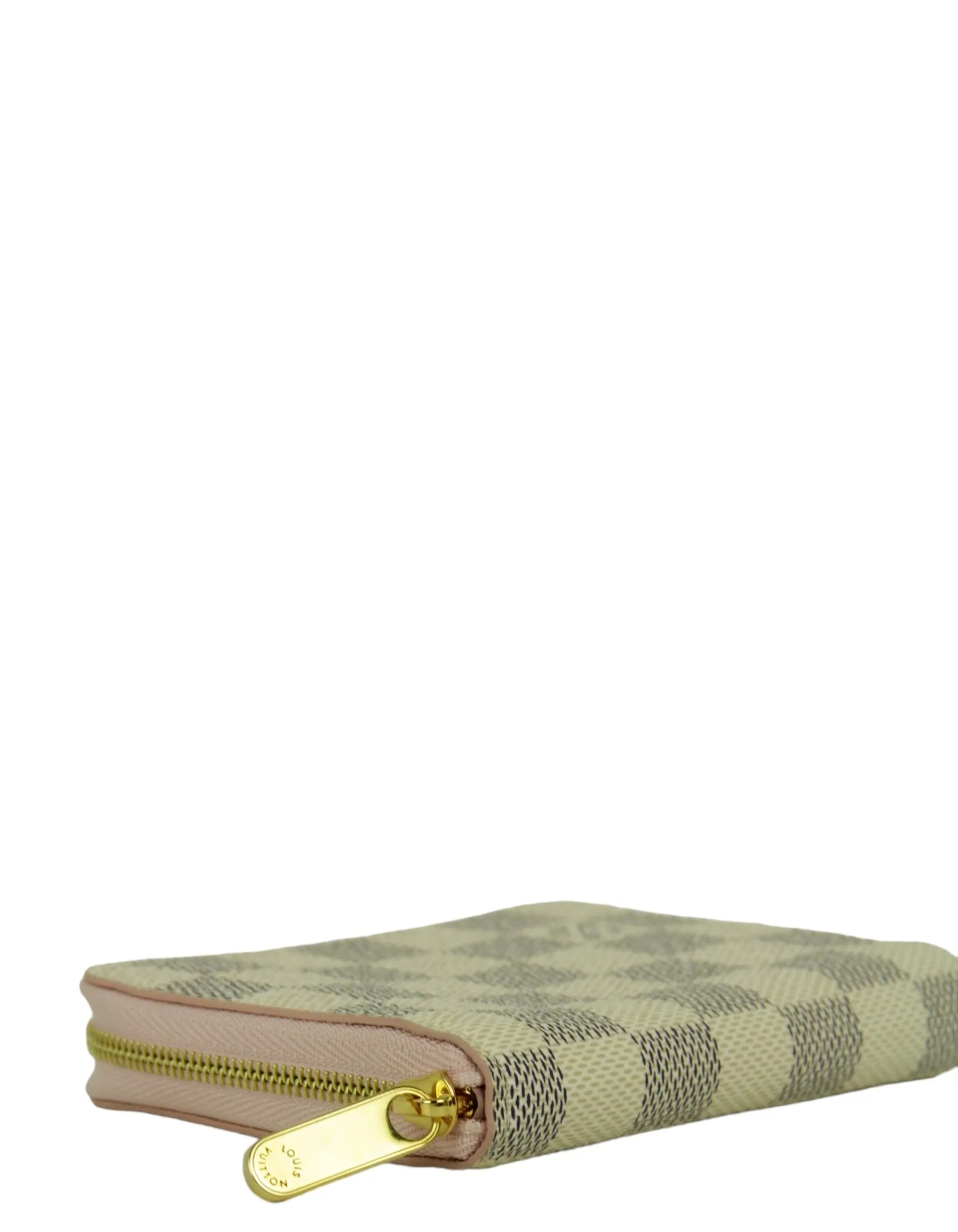 Louis Vuitton Damier Azur Zippy Coin Purse Padlock Wallet