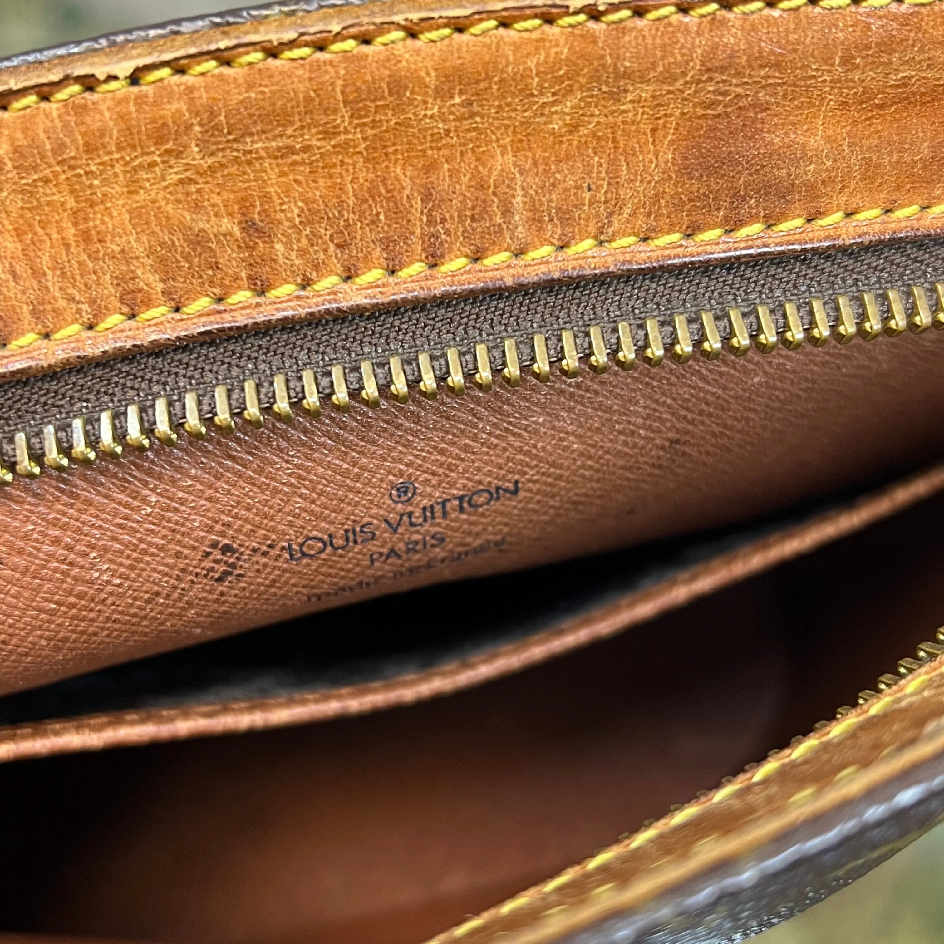 LOUIS VUITTON Drout Brown Monogram Canvas Crossbody TS3890