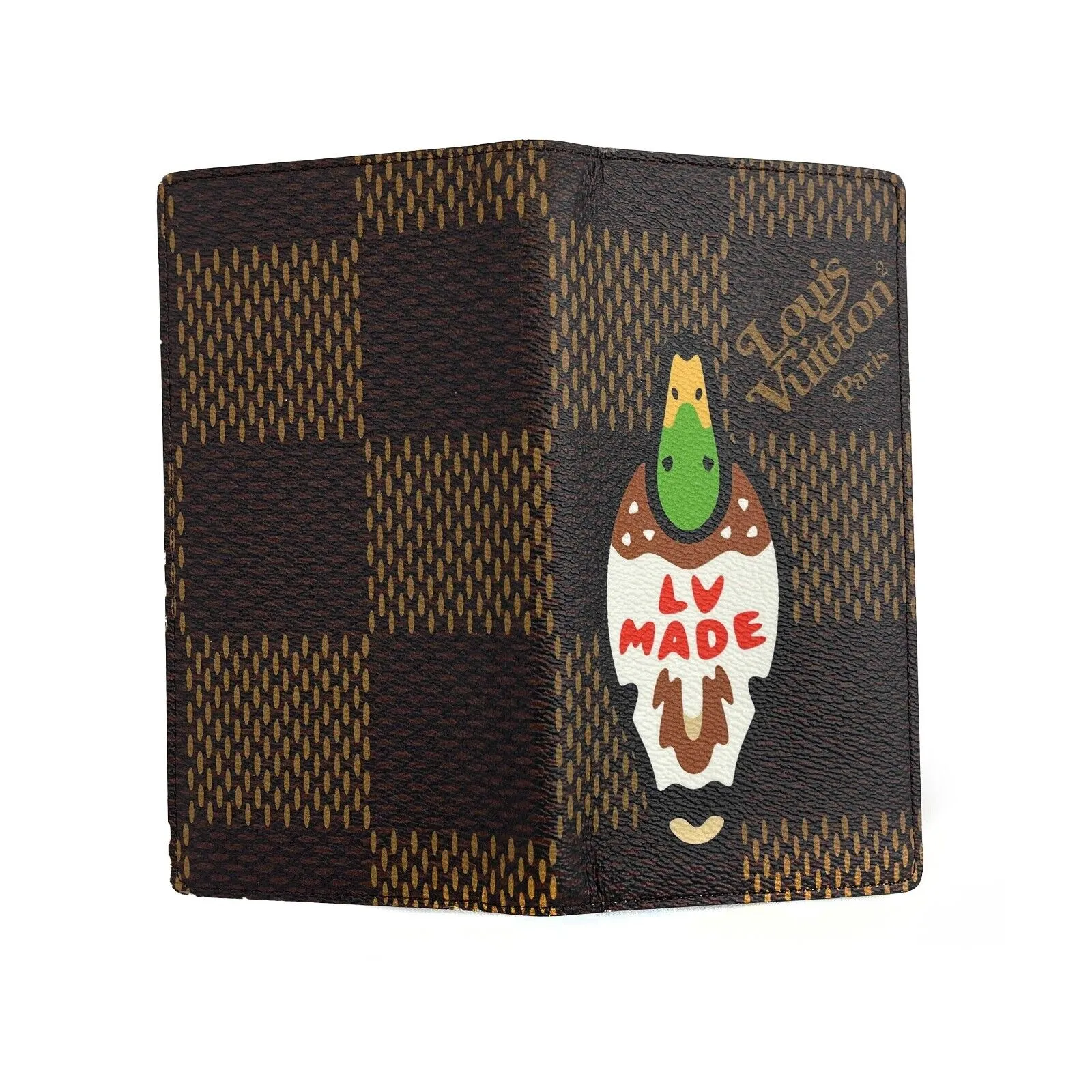Louis Vuitton - Nigo Brazza Wallet - Limited Edition Printed Giant Damier