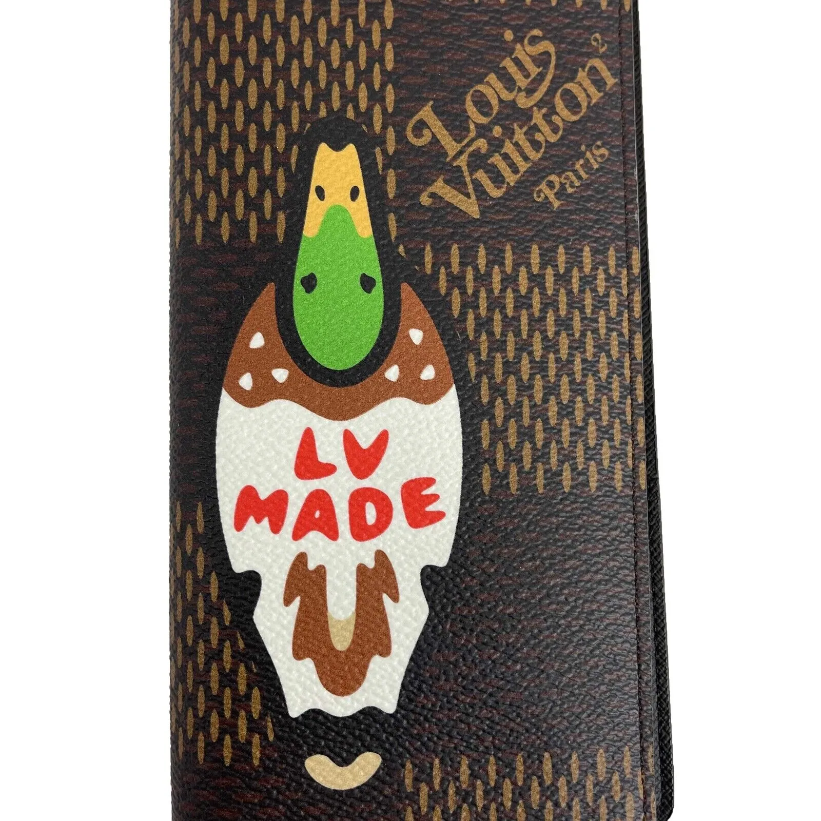 Louis Vuitton - Nigo Brazza Wallet - Limited Edition Printed Giant Damier