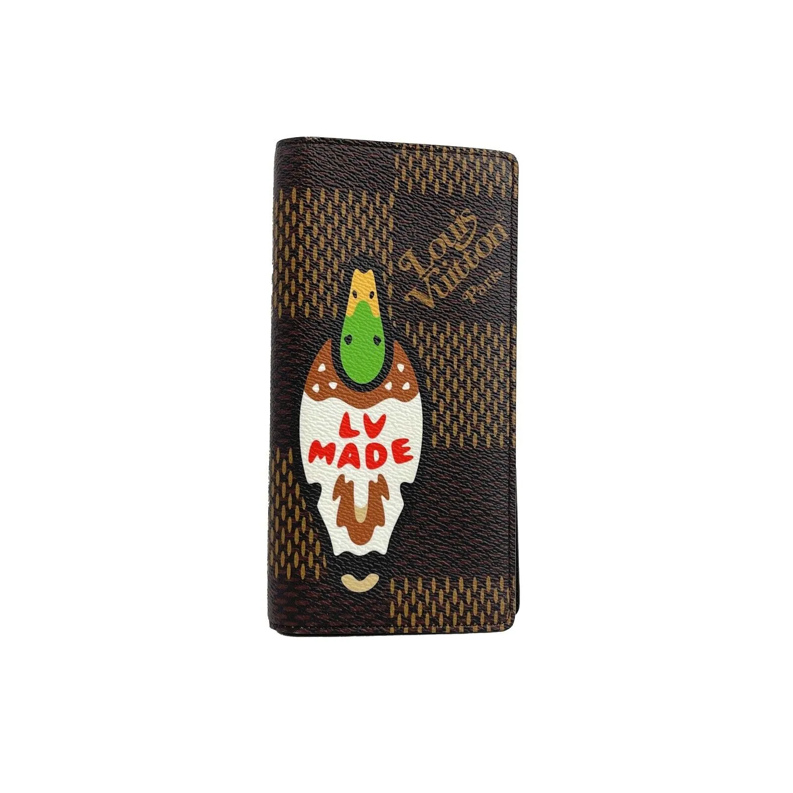 Louis Vuitton - Nigo Brazza Wallet - Limited Edition Printed Giant Damier