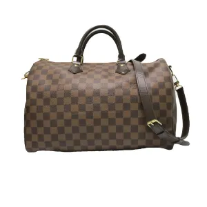 LOUIS VUITTON SPEEDY 35  DAMIER EBENE