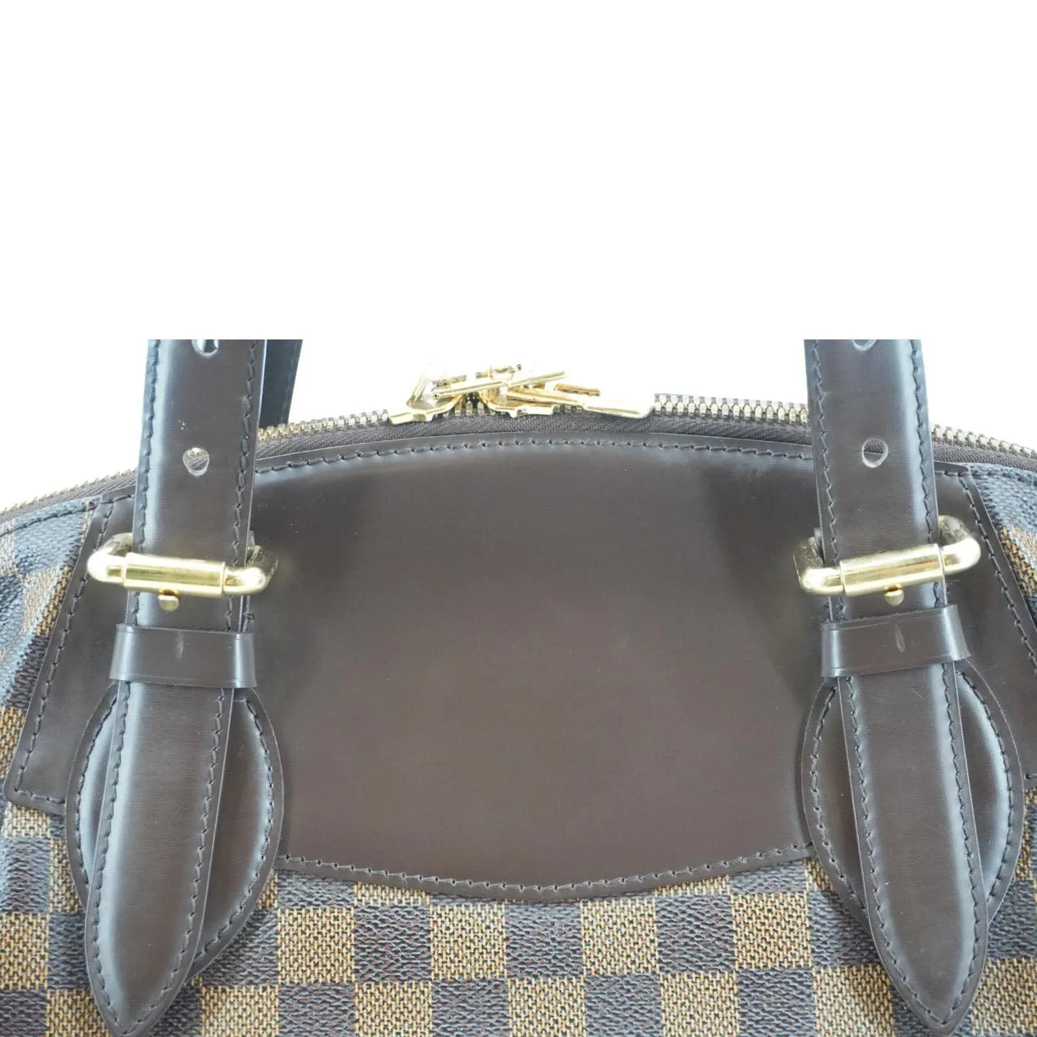 LOUIS VUITTON Verona MM Damier Ebene Shoulder Bag Brown