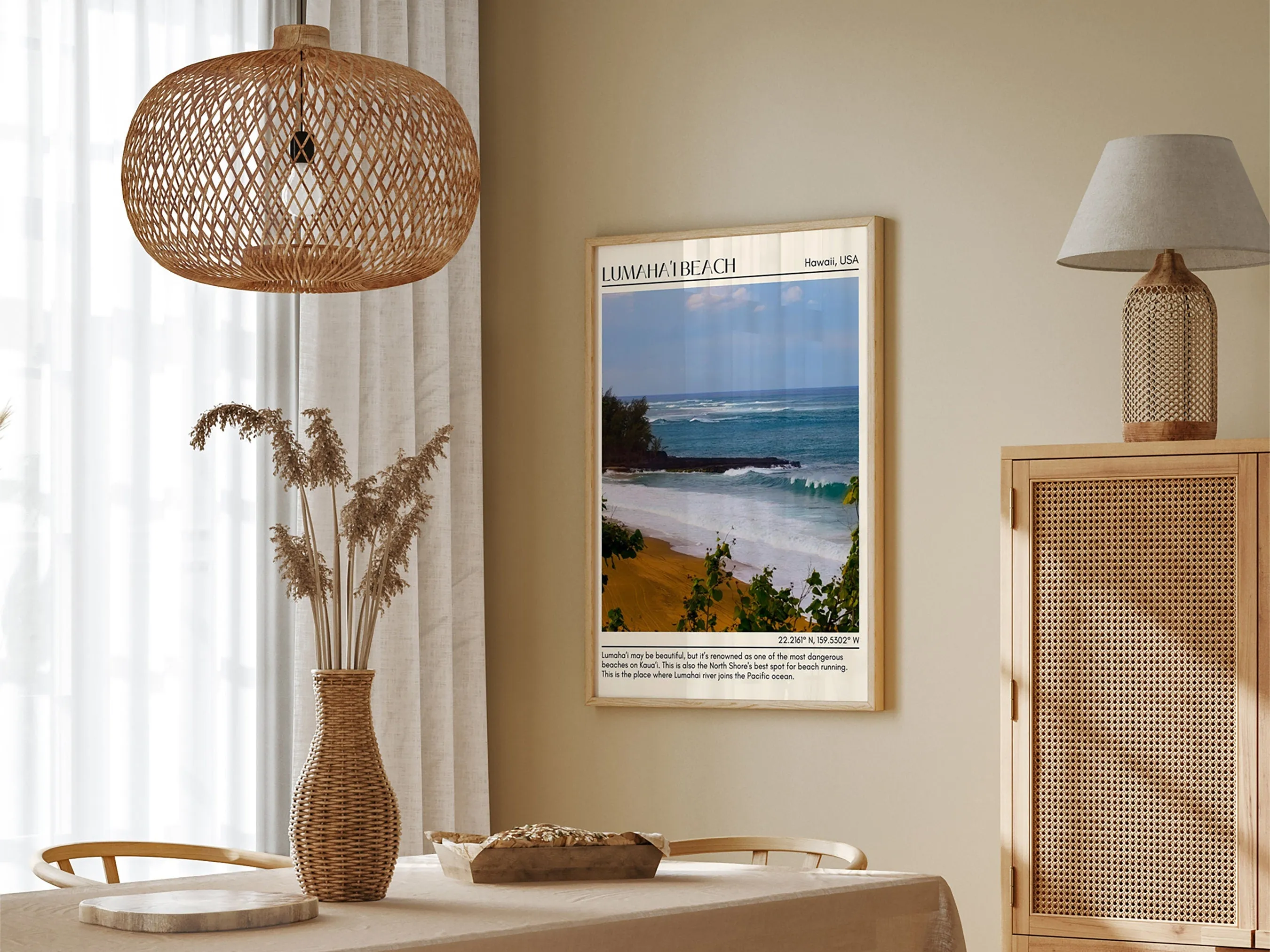 Lumaha'i Beach Wall Canvas, USA