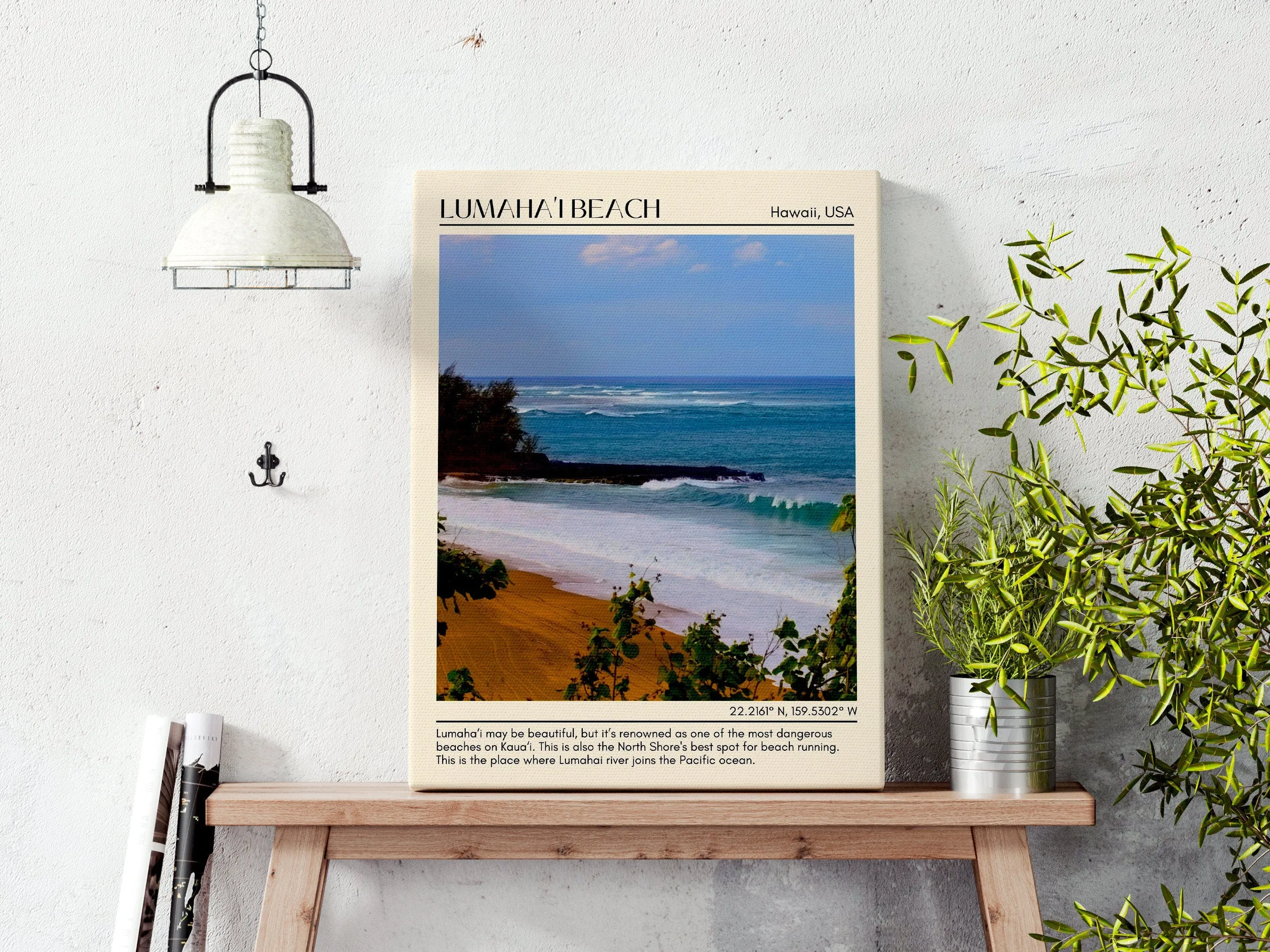 Lumaha'i Beach Wall Canvas, USA