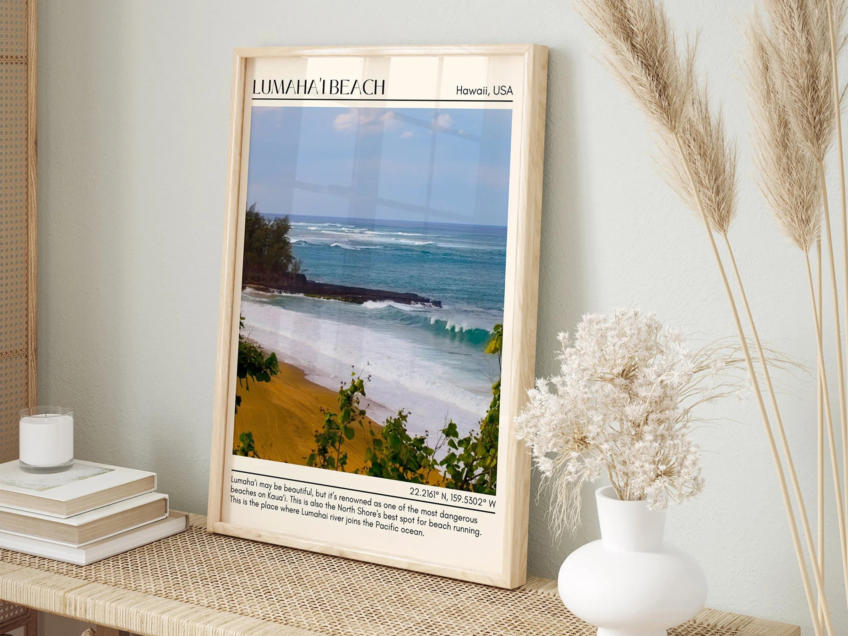 Lumaha'i Beach Wall Canvas, USA