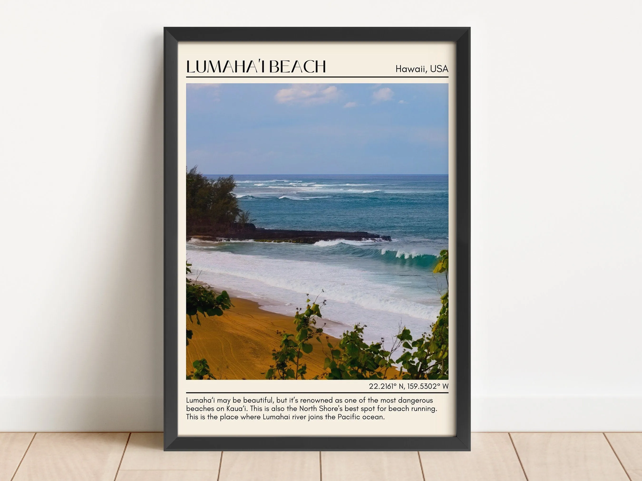 Lumaha'i Beach Wall Canvas, USA