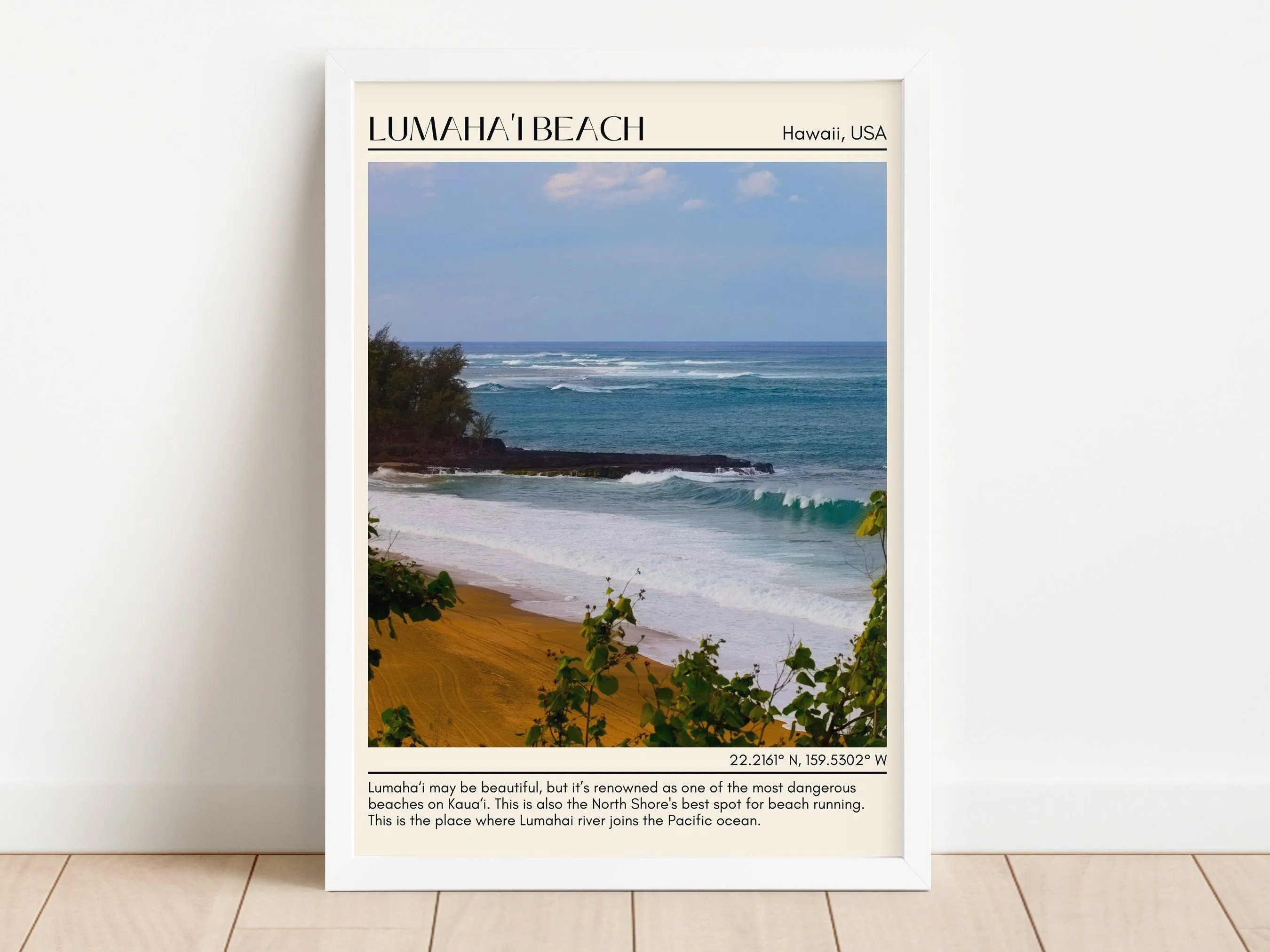 Lumaha'i Beach Wall Canvas, USA