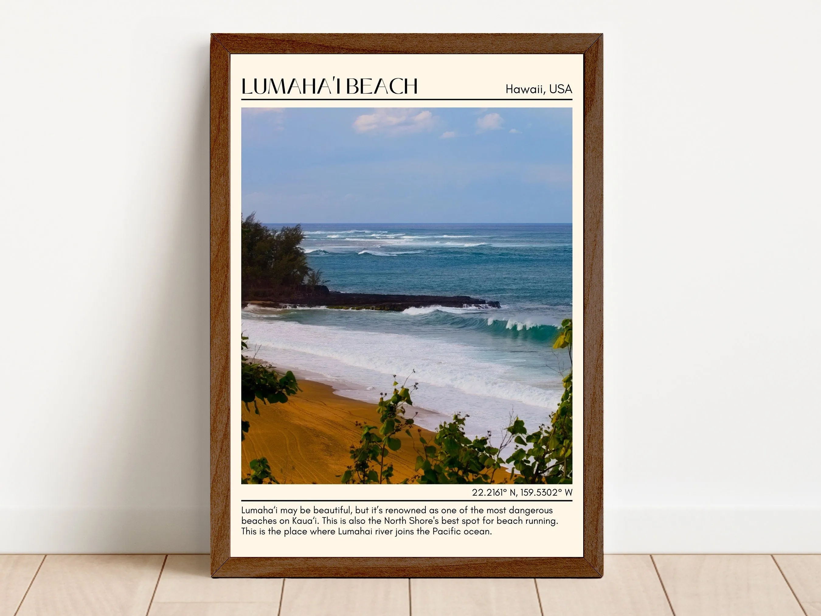 Lumaha'i Beach Wall Canvas, USA