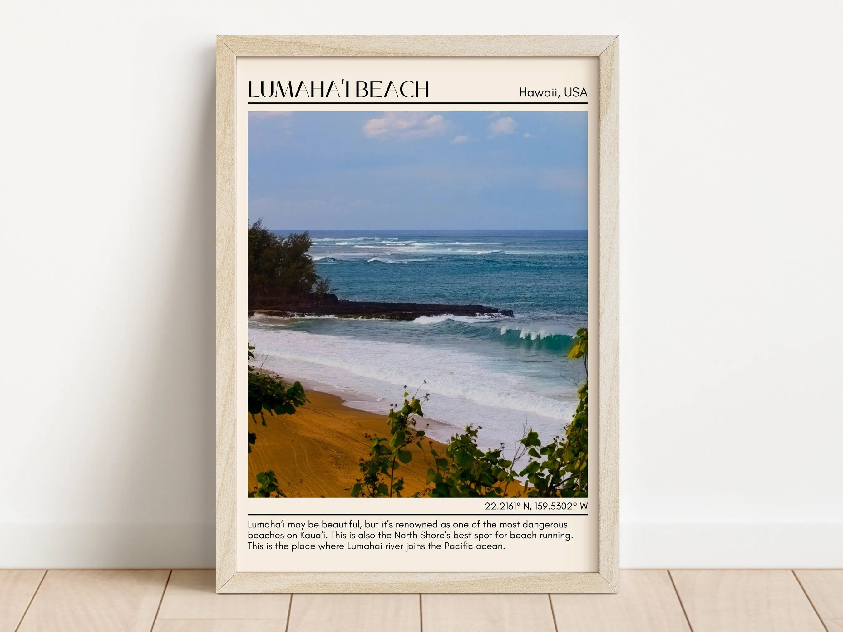 Lumaha'i Beach Wall Canvas, USA