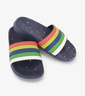 Malibu Stripes Slide on Sandals| Hatley