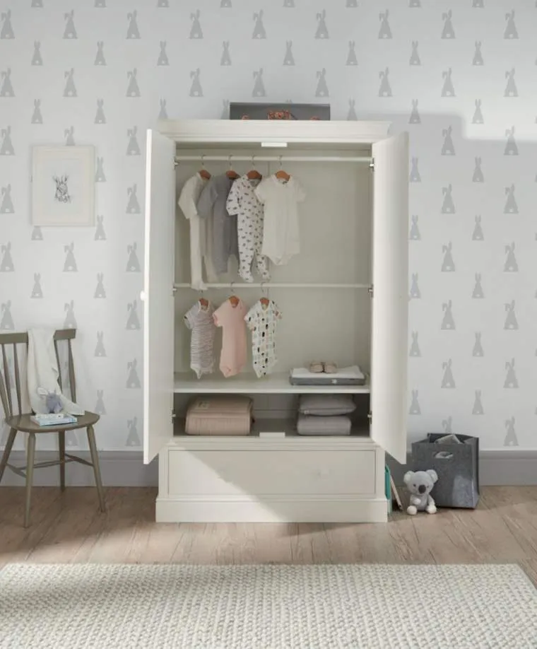 Mamas & Papas Oxford Wardrobe - Pure White