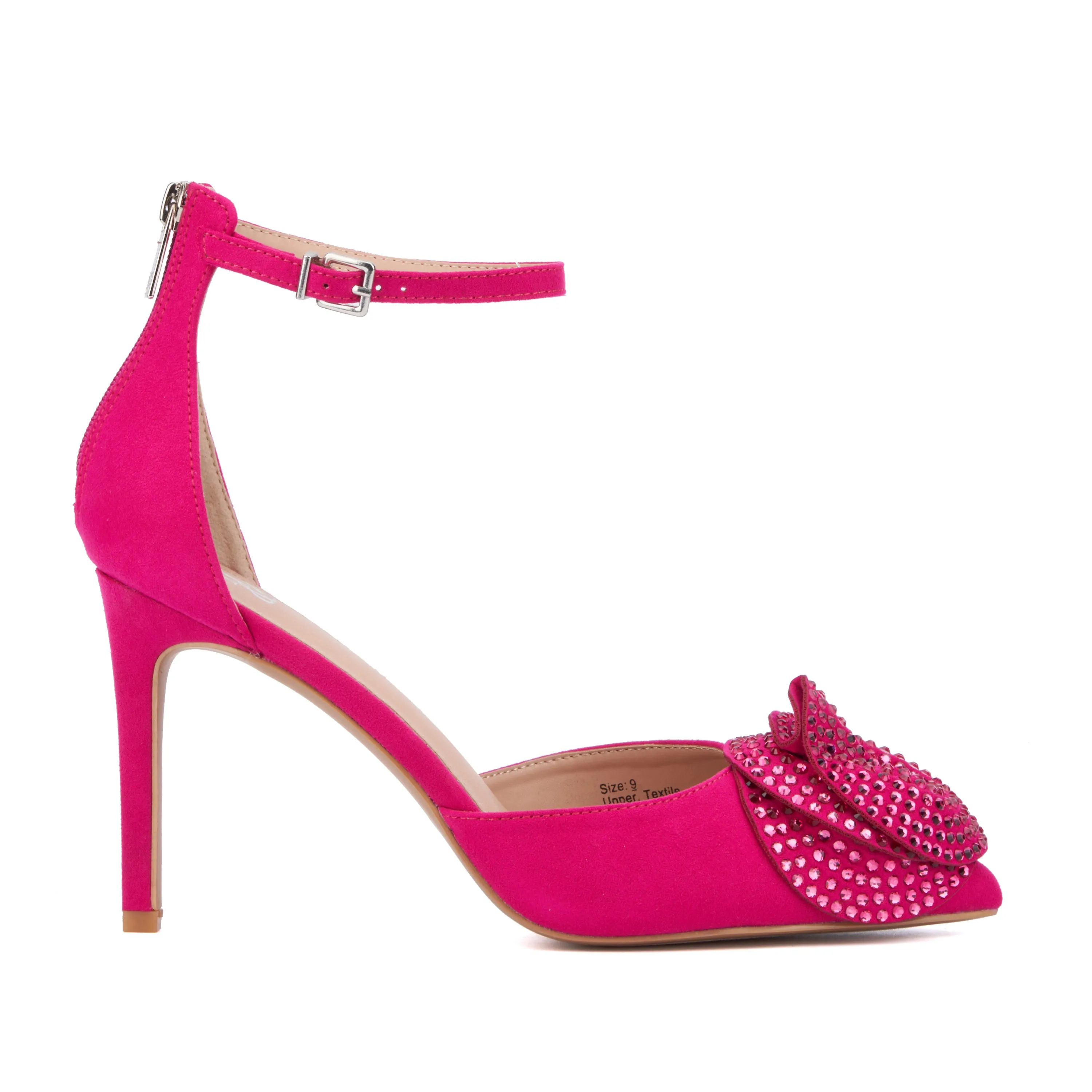 Mandell Ankle Strap Pointy Heels
