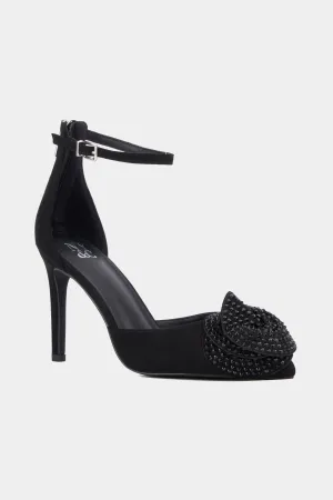 Mandell Ankle Strap Pointy Heels