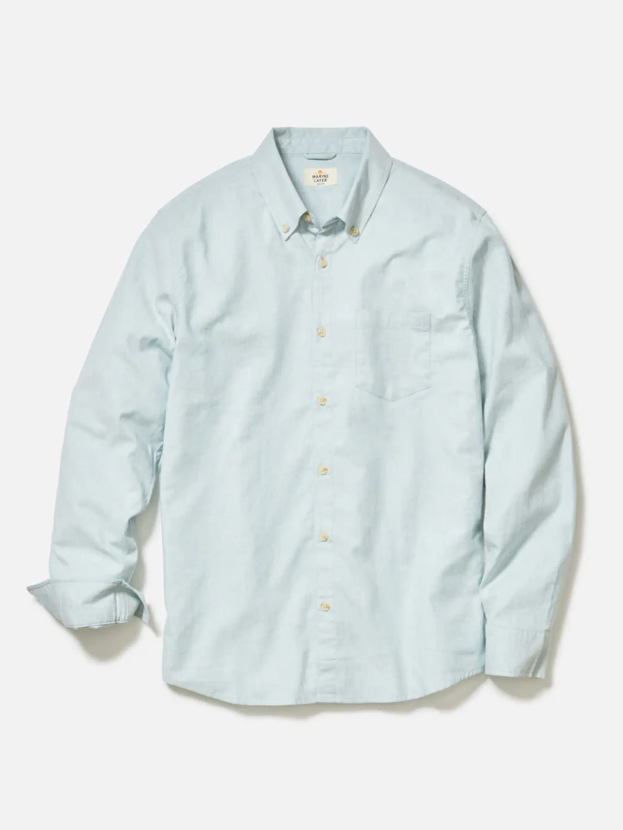 Marine Layer California Oxford - Grey Mist