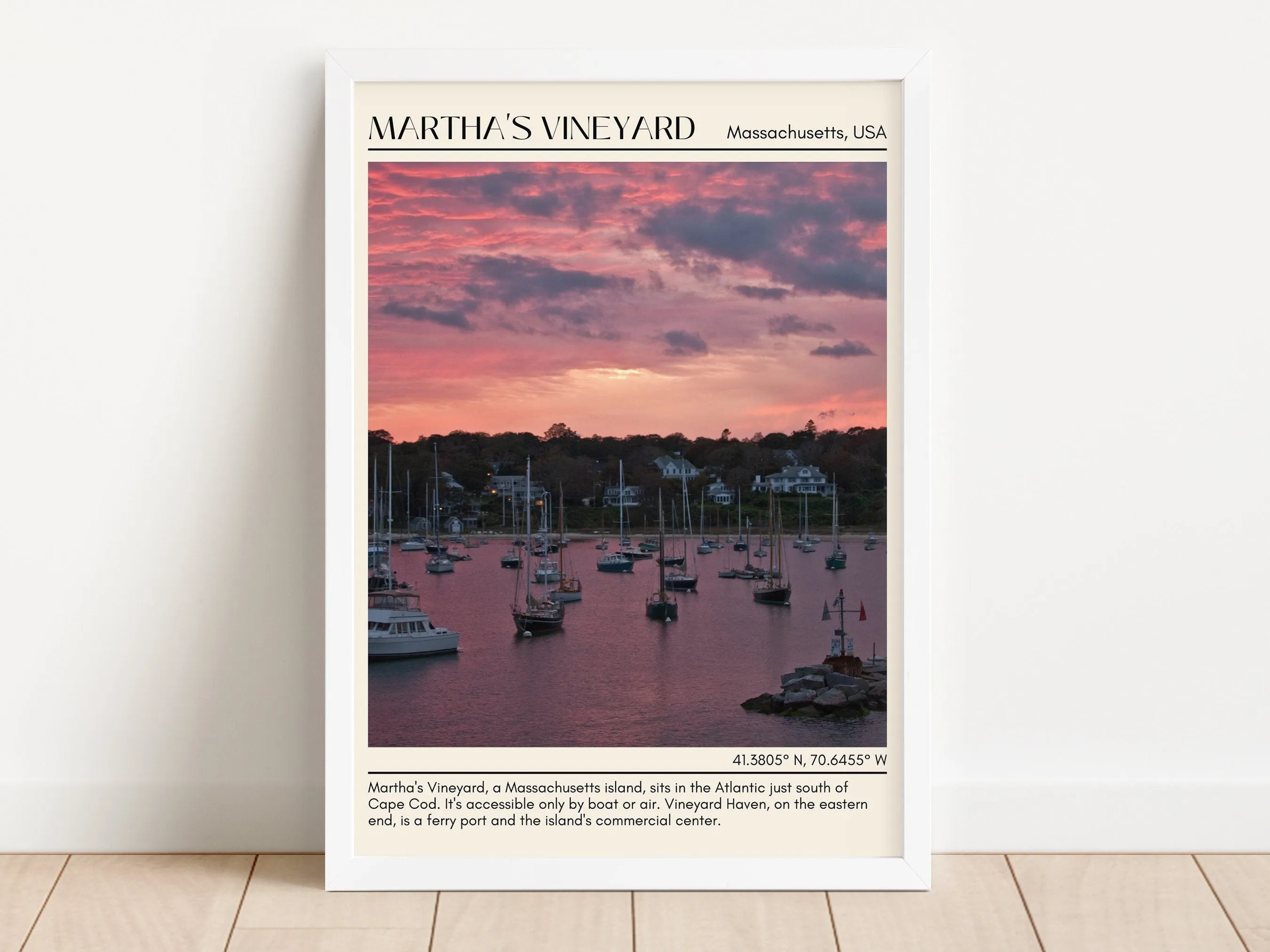 Martha's Vineyard Wall Canvas, USA