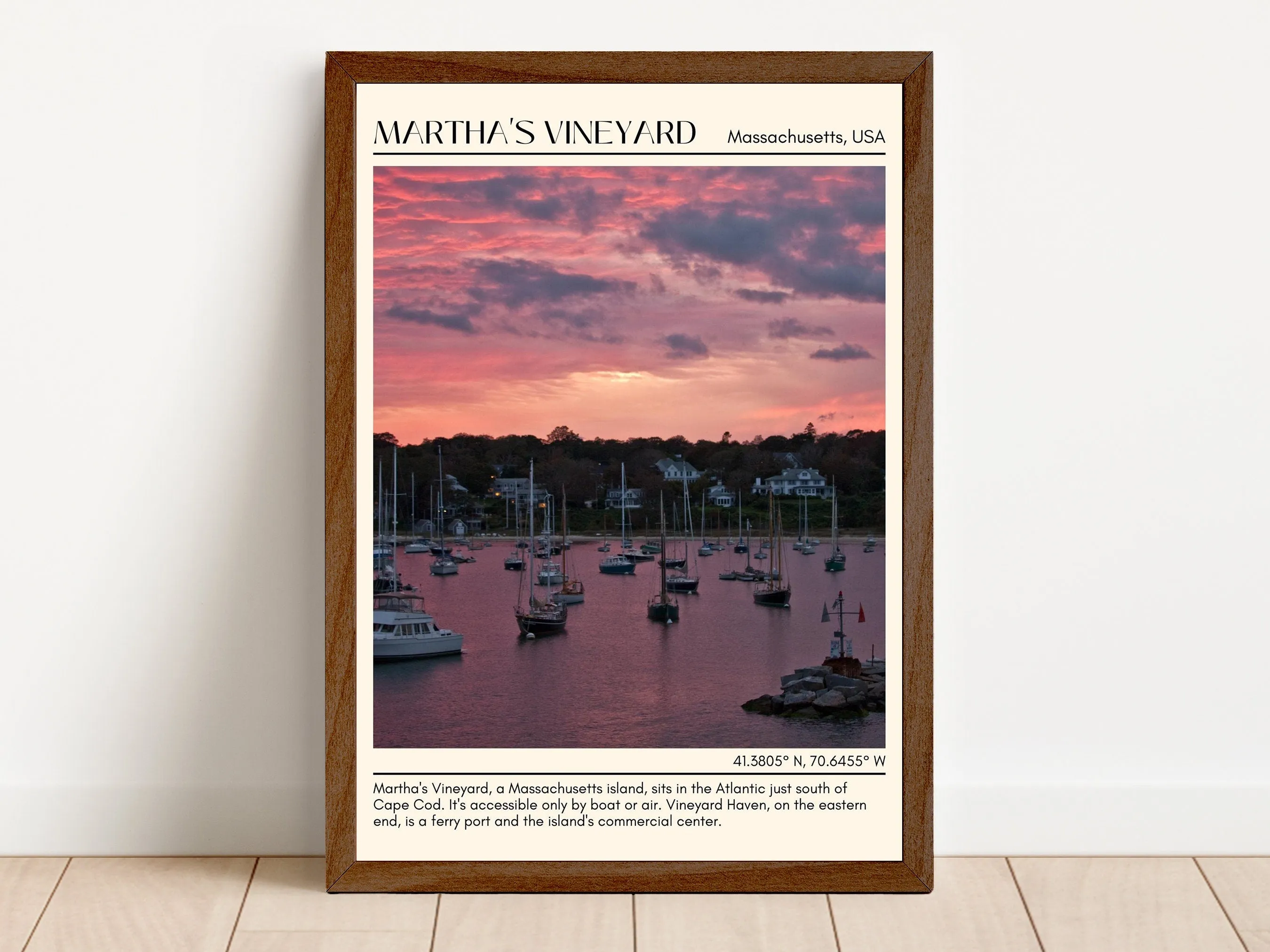 Martha's Vineyard Wall Canvas, USA