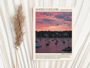 Martha's Vineyard Wall Canvas, USA
