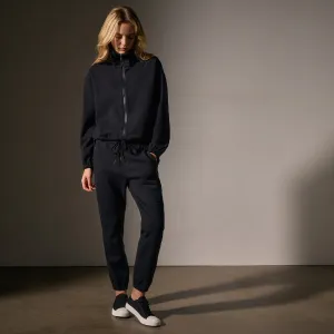 Matte Scuba Track Pant - Black