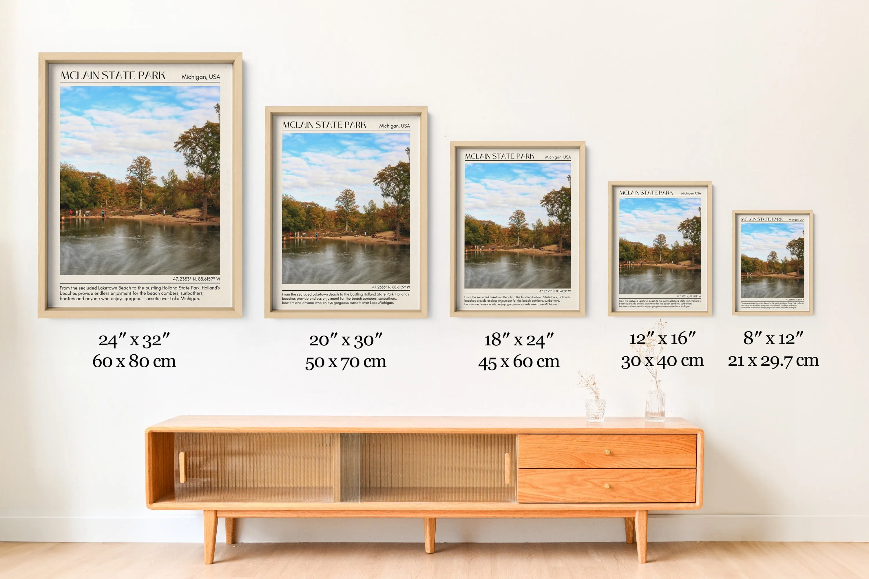 McLain State Park Wall Canvas, USA