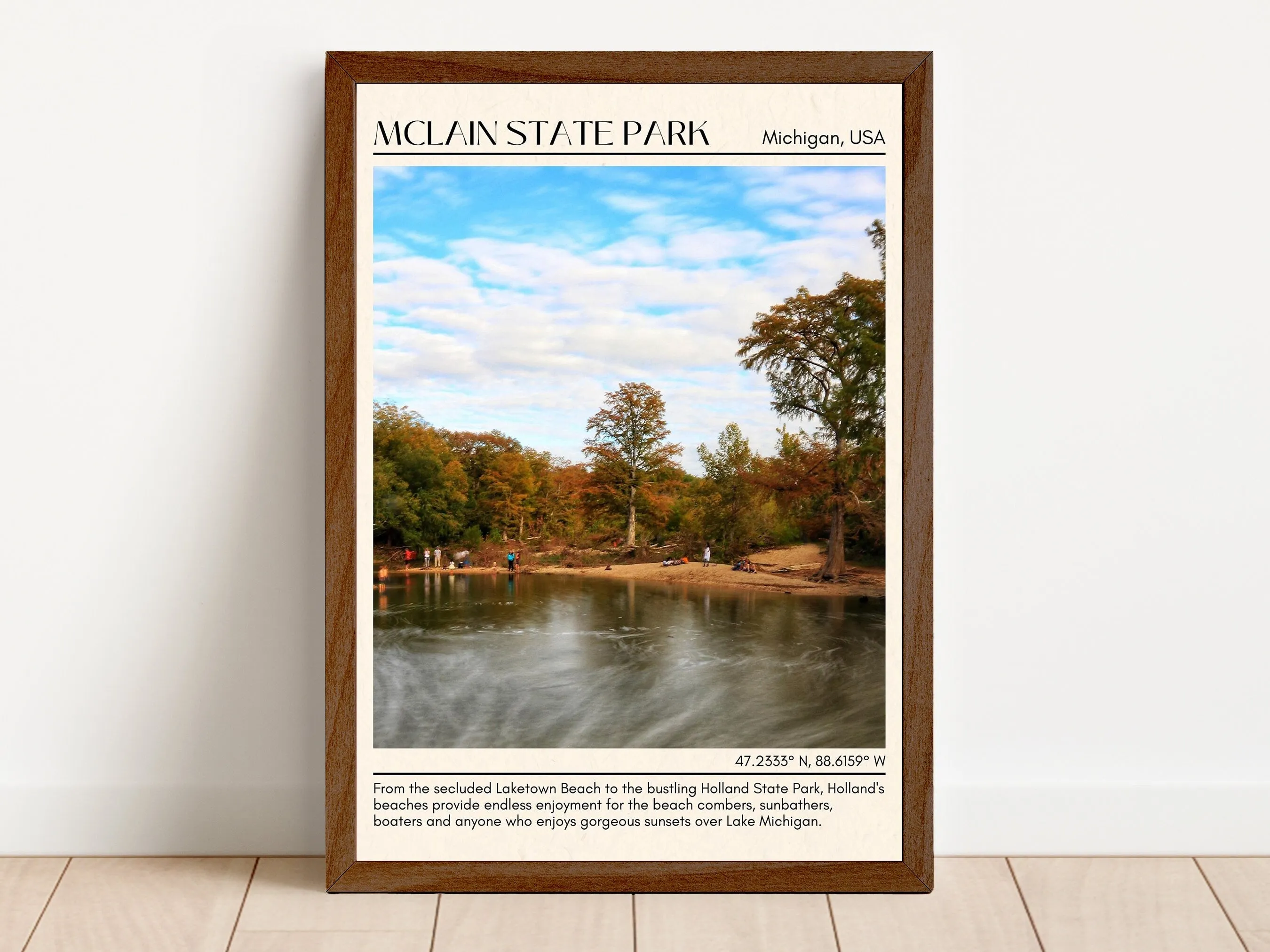 McLain State Park Wall Canvas, USA