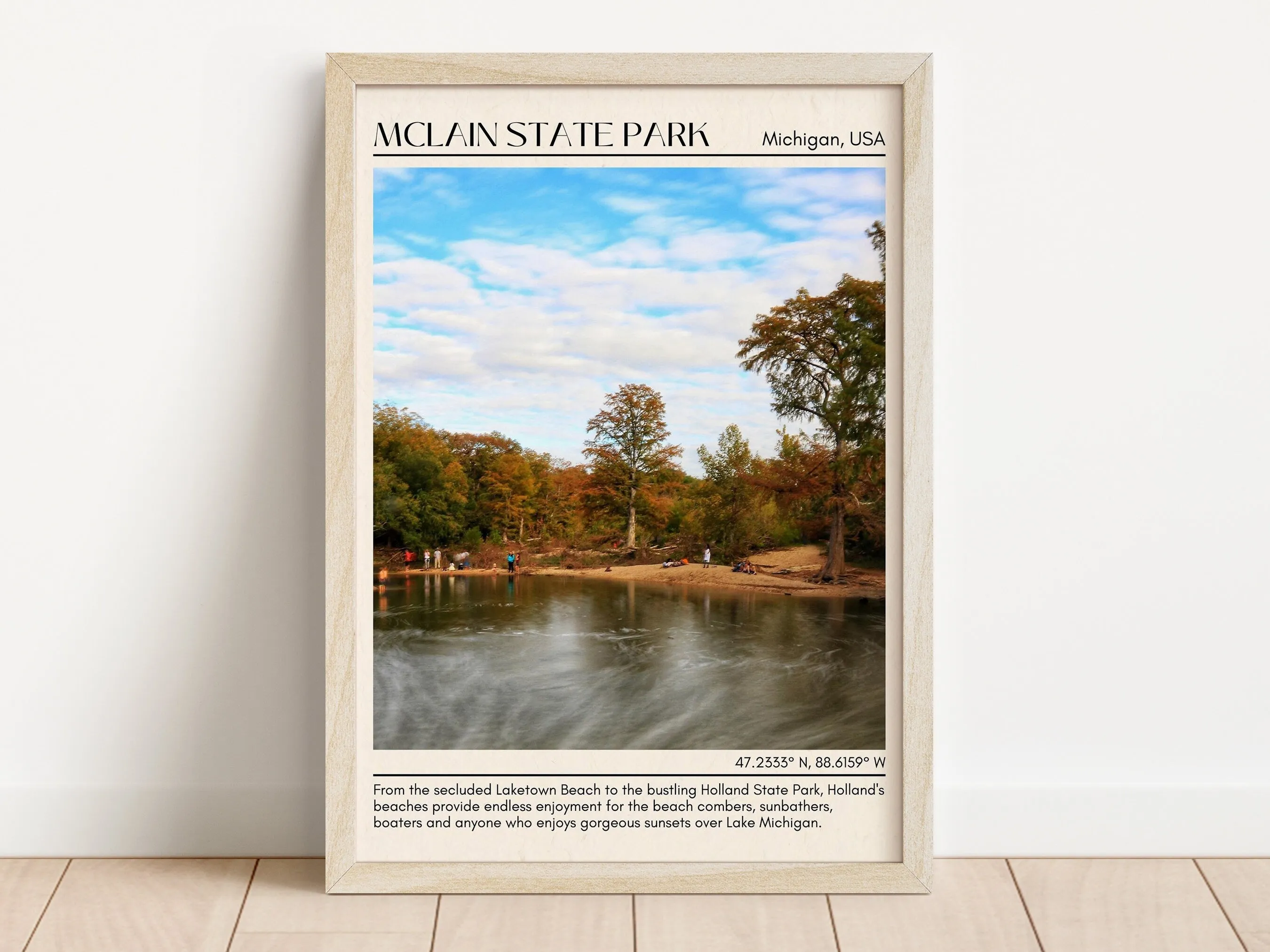McLain State Park Wall Canvas, USA