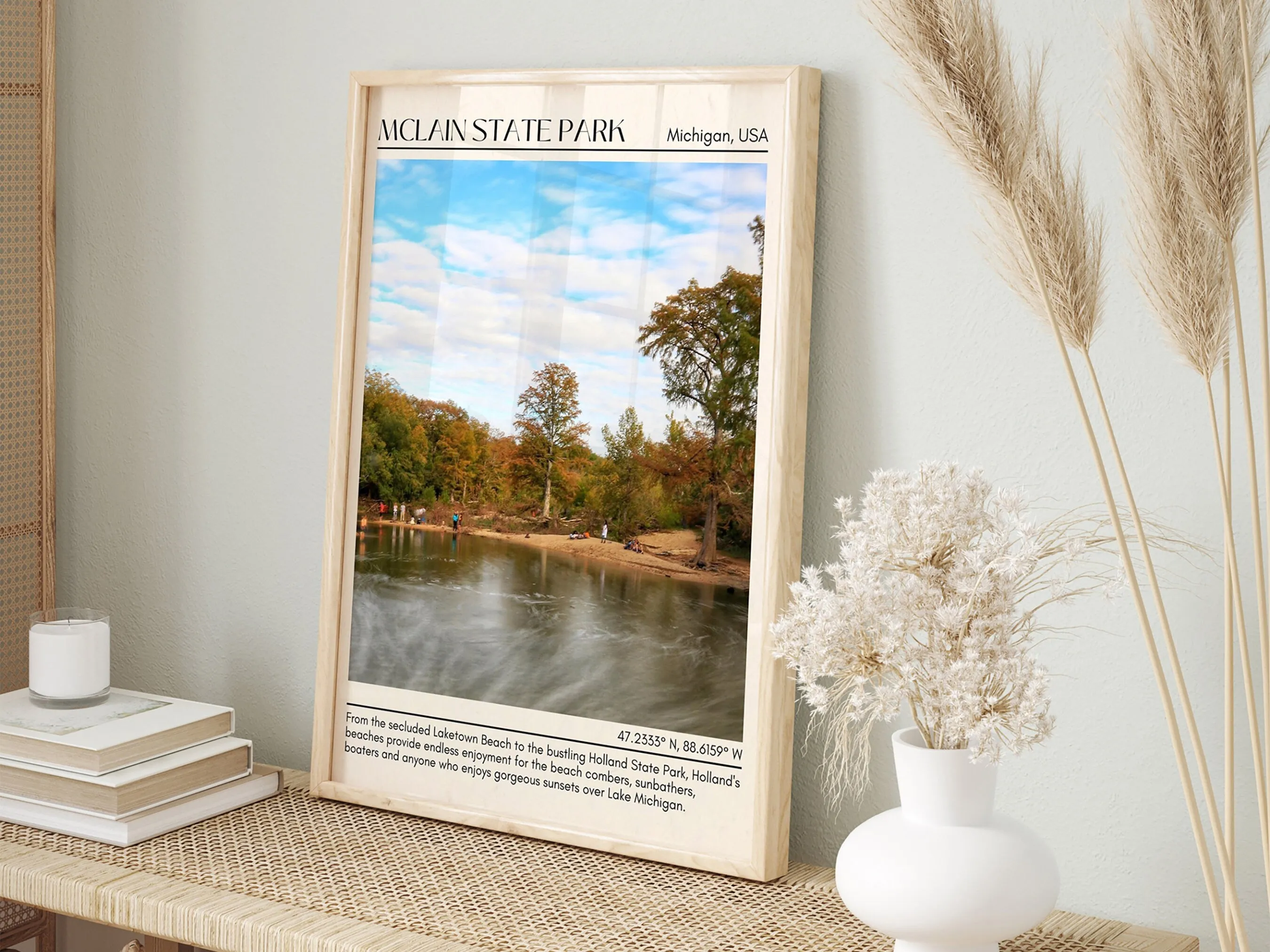 McLain State Park Wall Canvas, USA