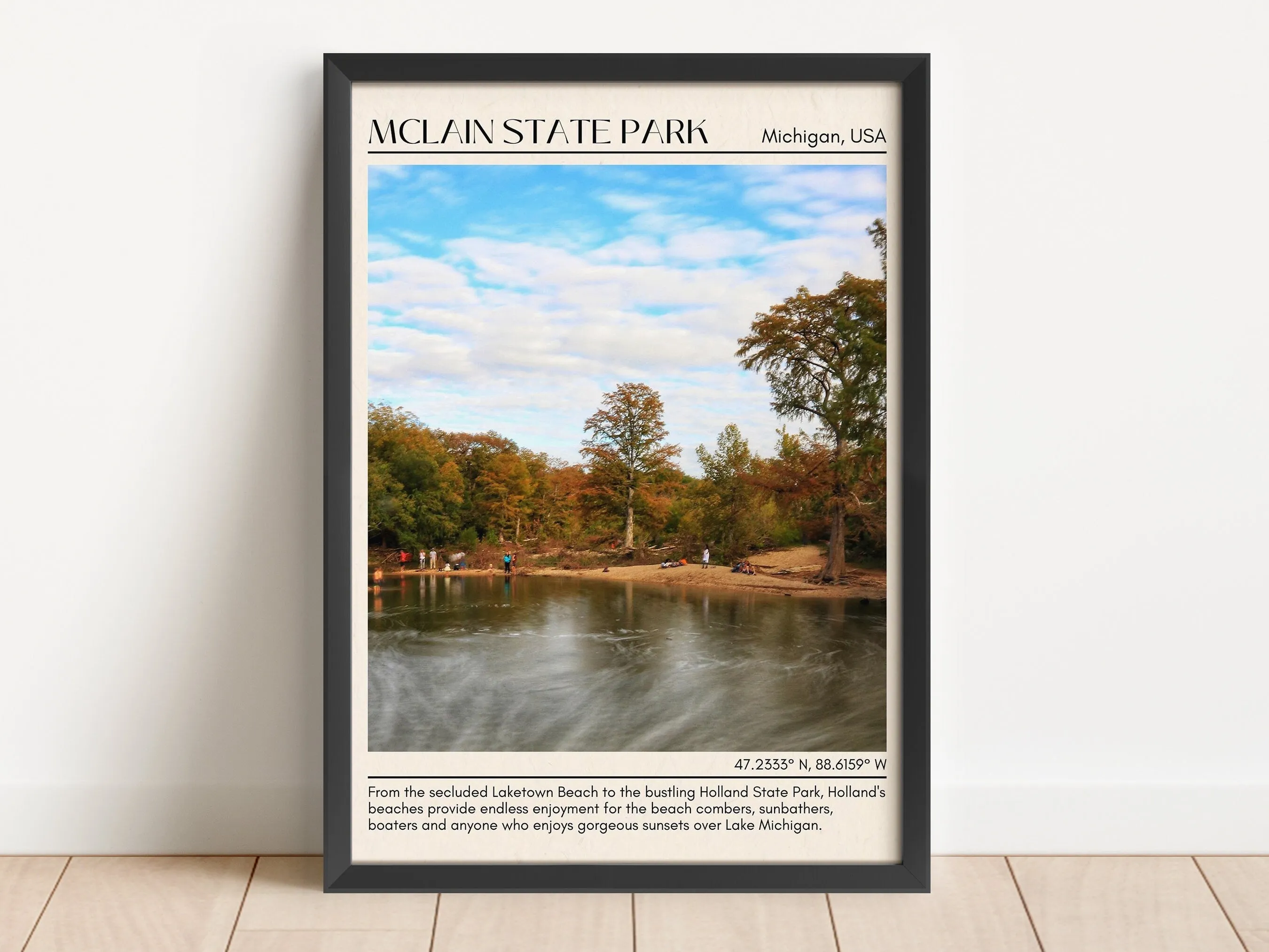 McLain State Park Wall Canvas, USA