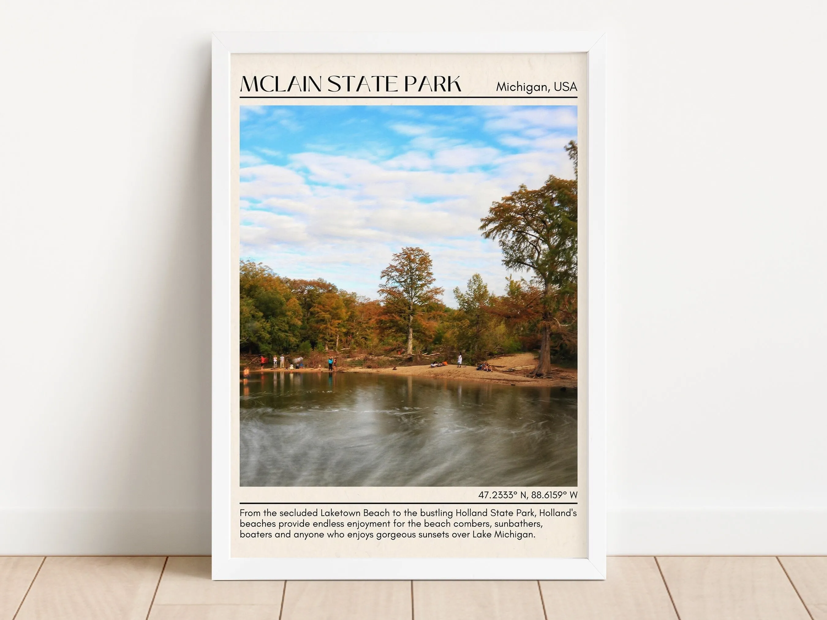McLain State Park Wall Canvas, USA