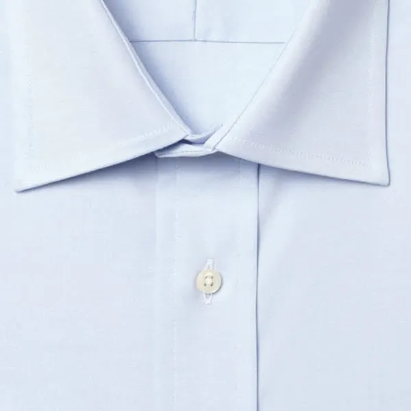 Medium Spread Pinpoint Light Blue - Tailored