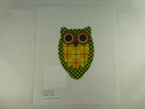 Melissa Shirley 2032B Plaid & Checkerboard Owl