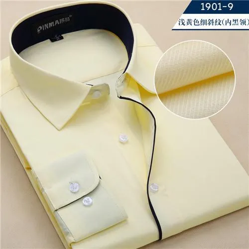 Men's Business Button Up, Colored Buttons