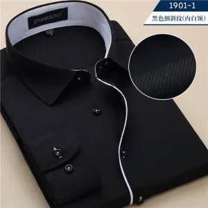 Men's Business Button Up, Colored Buttons